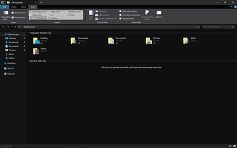 Activate dark file explorer windows 10